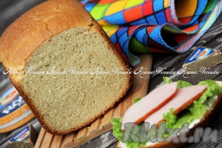 Пшеничный хлеб с отрубями в хлебопечке