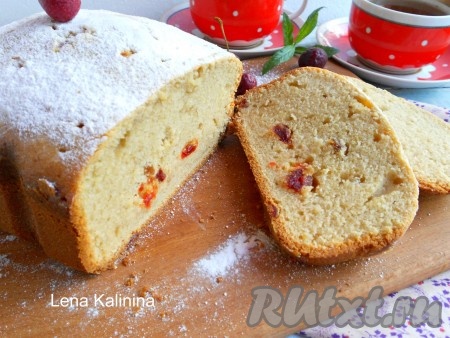 Рецепт творожного кекса в хлебопечке